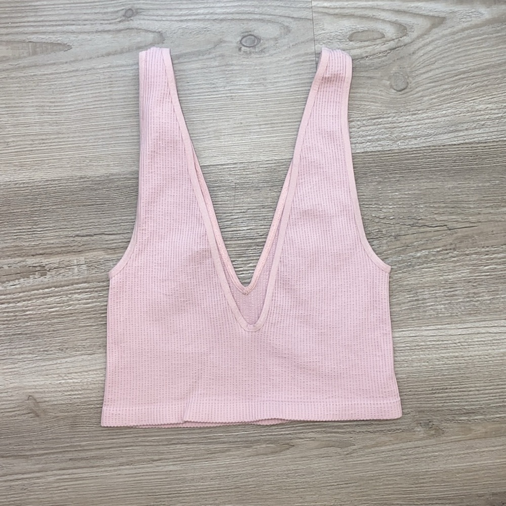 Free People Intimately Deep V-Neck Tanktop - Picture 2 of 3